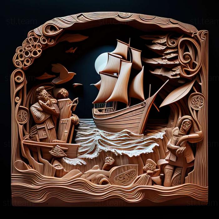 3D модель Stranded Sails   Explorers of the Cursed Islands gameRE a (STL)